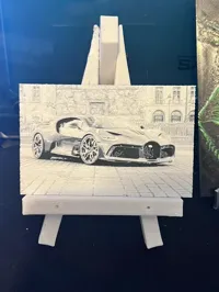 Plaque HueForge Bugatti — photo 2