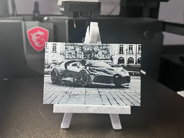 Plaque HueForge Bugatti