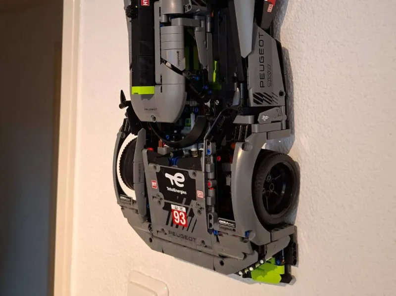 Technic Peugeot 9X8 L€go brick model wallmount
