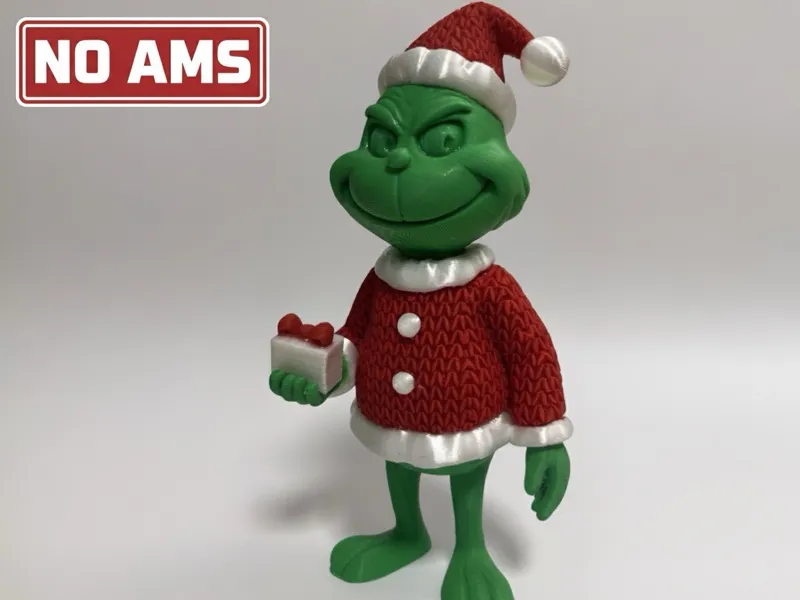 Knitted outfit Christmas Grinch No AMS