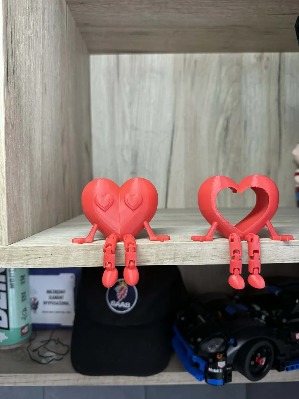 Flexi heart with legs - Free 3D Print Model - MakerWorld
