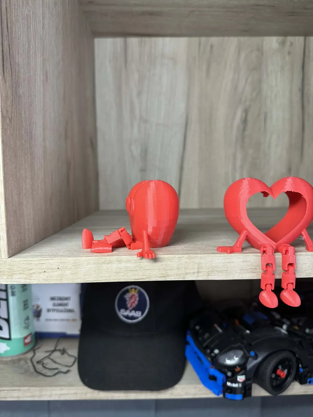 Flexi heart with legs - Free 3D Print Model - MakerWorld