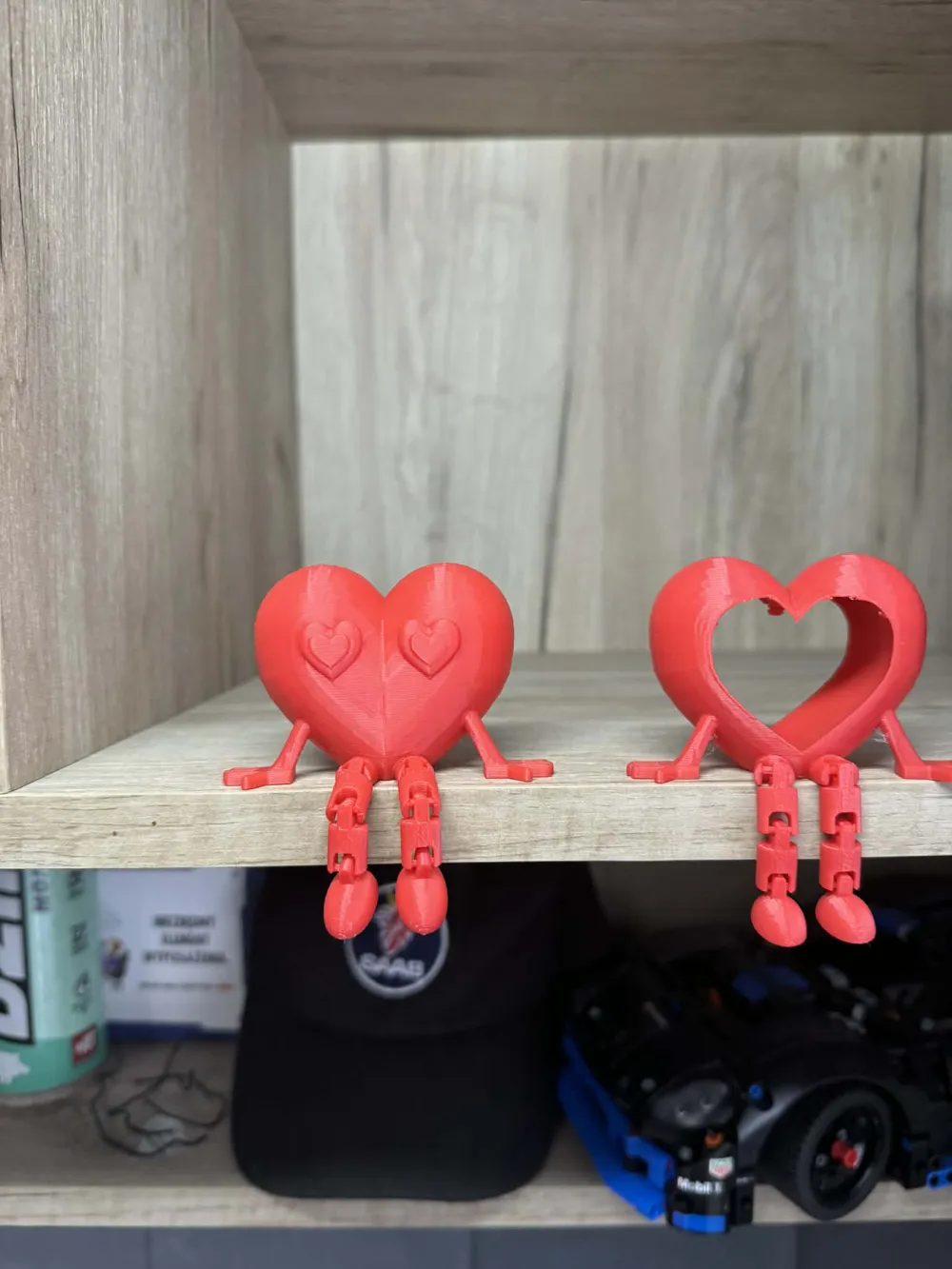 Flexi heart with legs - Free 3D Print Model - MakerWorld