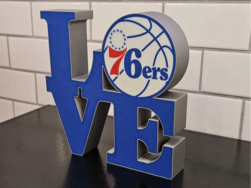 Philadelphia Basketball Love Sign