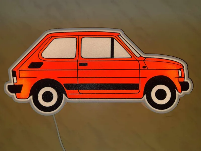 Lightbox Fiat 126p maluch