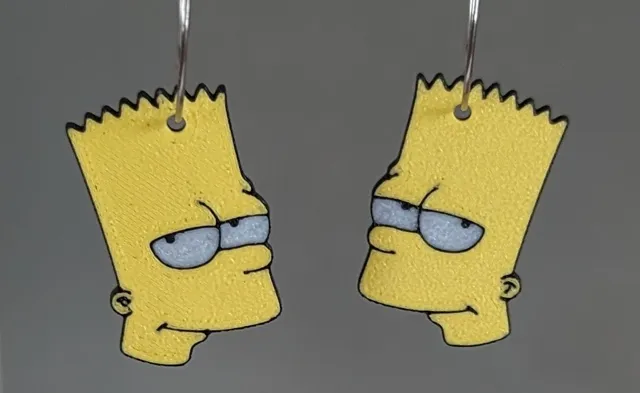 Bart Simpson Earrings