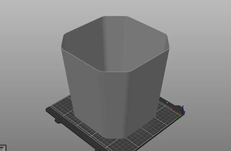 Trash bin 240x240x240mm