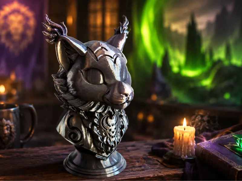 World of Warcraft - Mischief the Fel Kitty Bust