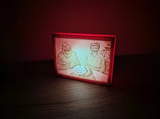 Litophane frame