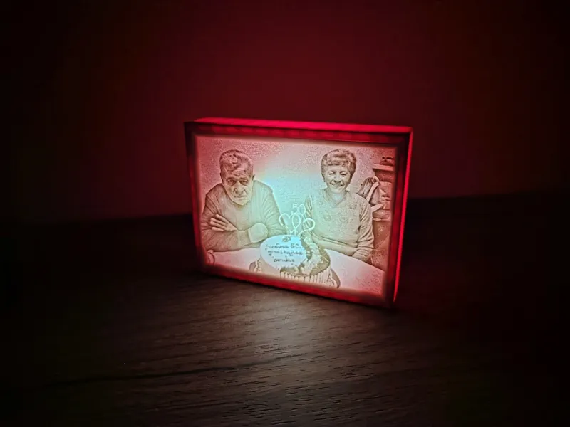 Litophane frame