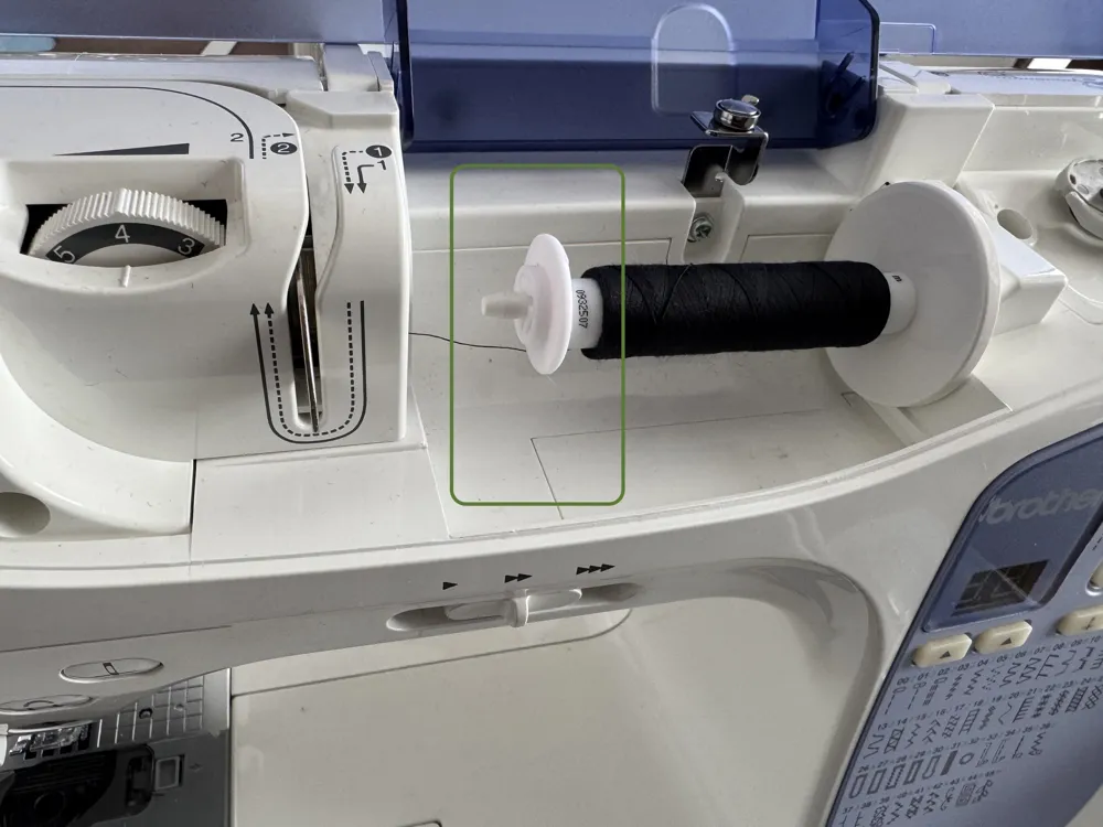 Spool cap for Brother sewing machine 4 sizes - Free 3D Print Model ...
