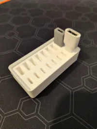 Bac Gridfinity pour câbles USB-A et USB-C — photo 3