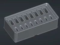 Bac Gridfinity pour câbles USB-A et USB-C — photo 1