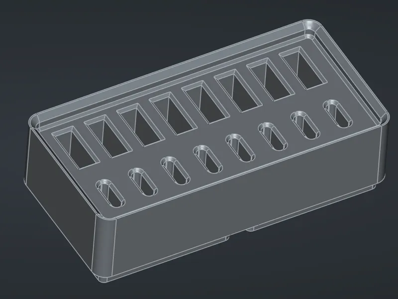 Gridfinity 2x1 usb-a and usb-c bin