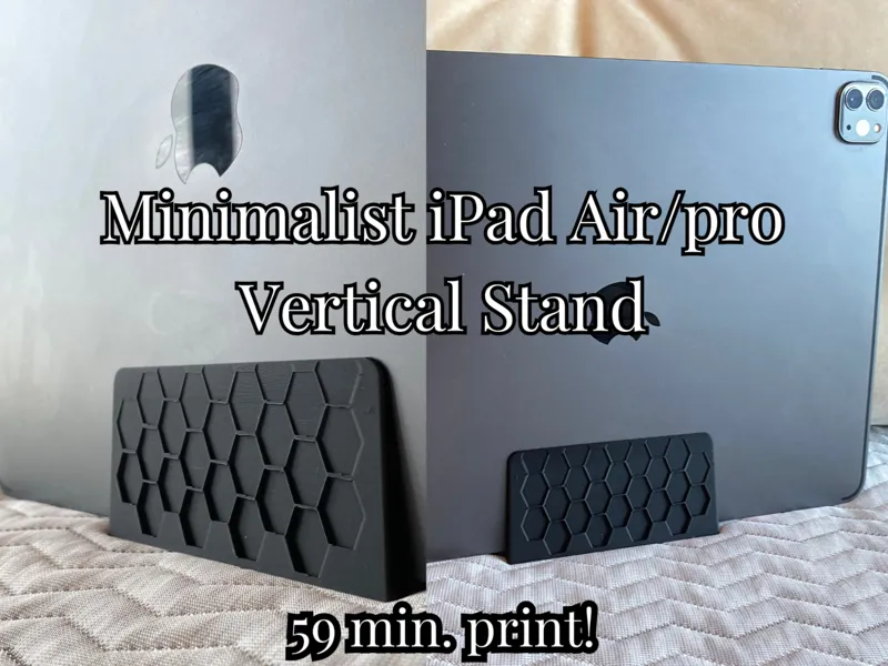 Minimalist Ipad AIR/PRO Vertical Stand 