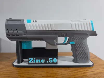 Zinc .50 - Foam Dart Pistol Display Stand