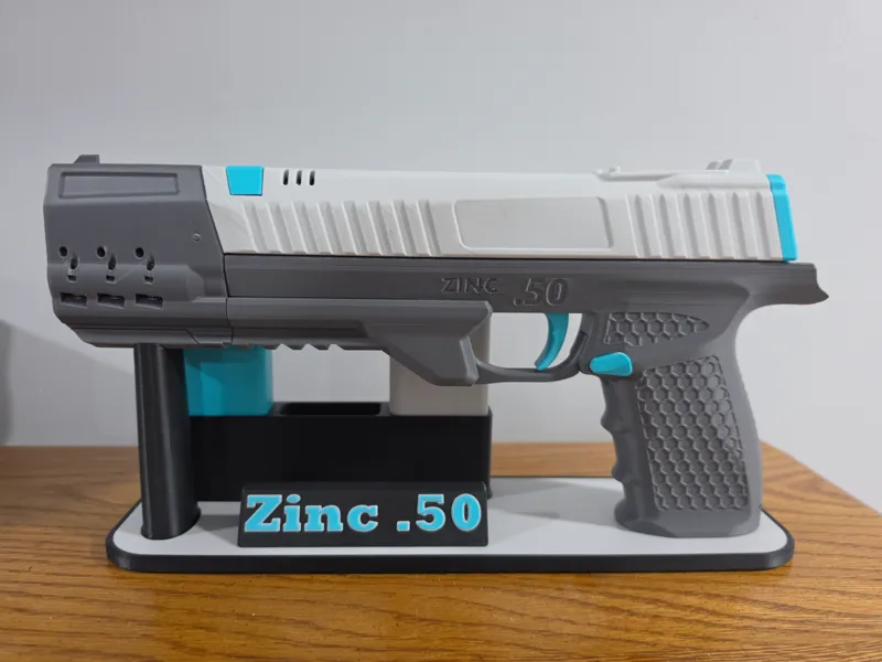 Zinc .50 - Foam Dart Pistol Display Stand