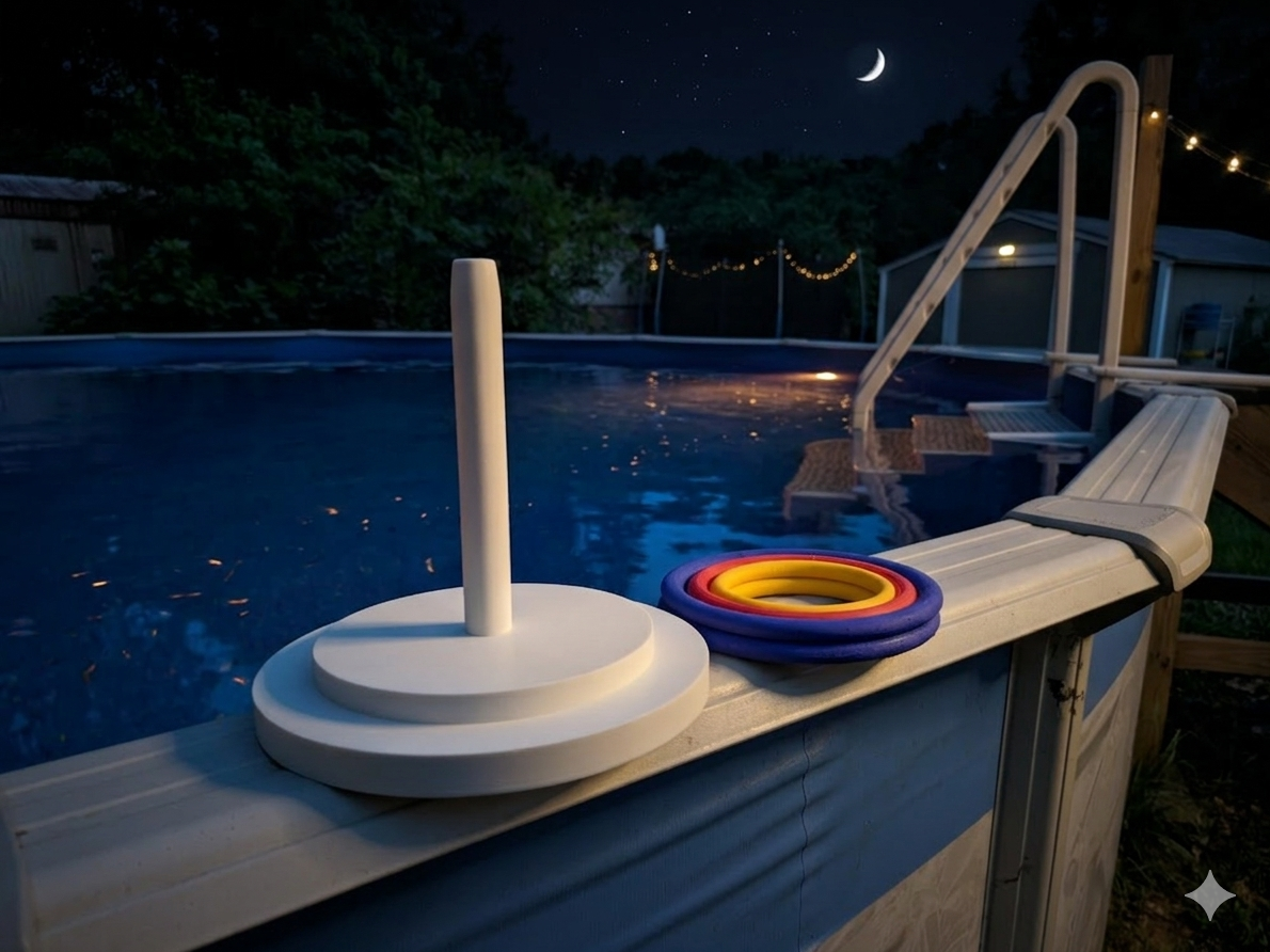 Miniatura 1 do modelo 3D Floating Ring Toss - Pool Game
