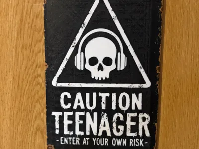 Caution Teenager