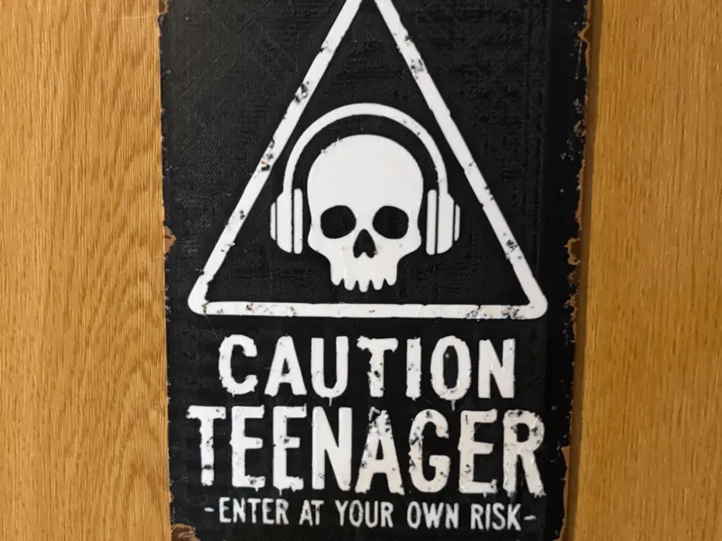 Caution Teenager