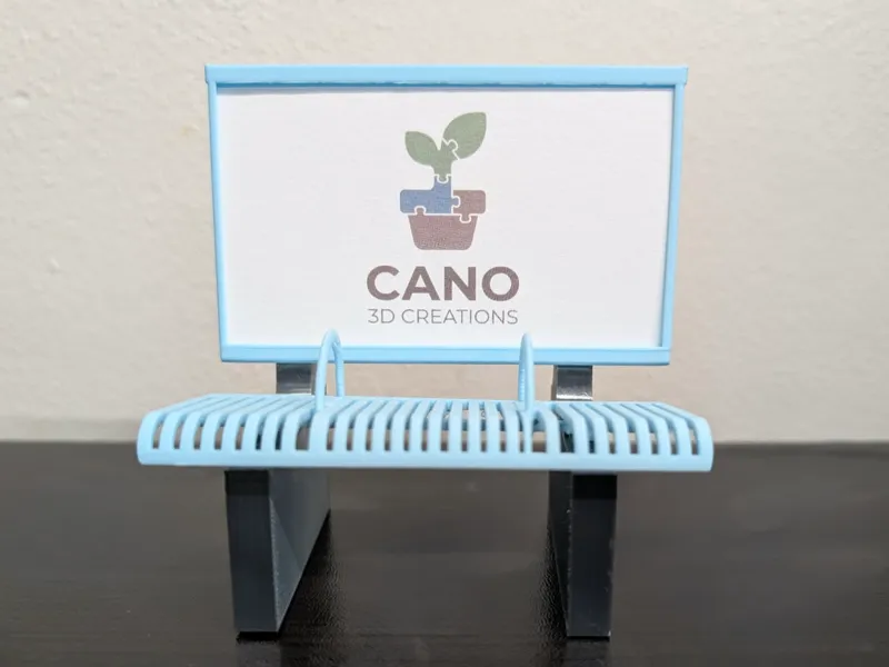 Public Bench Business Card Holder