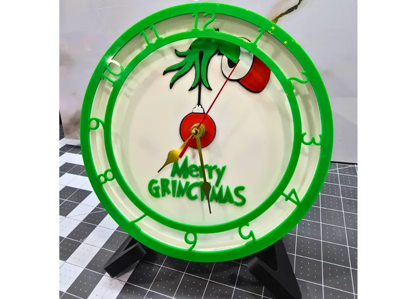 Grinch Clock