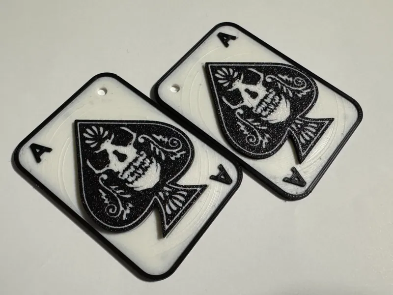 Ace of Spades Keychain