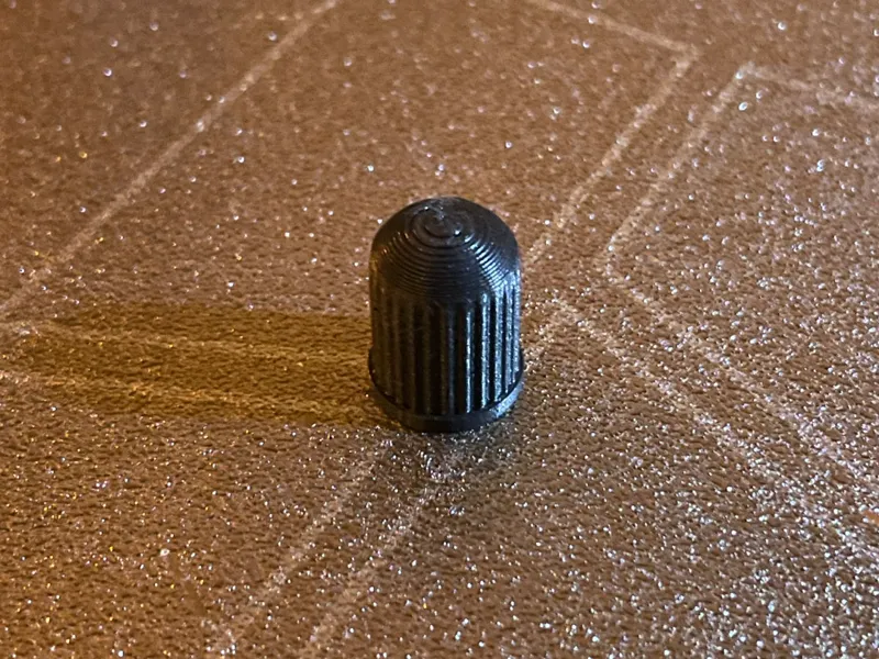 Schrader valve cap - QUICK 17 minute print