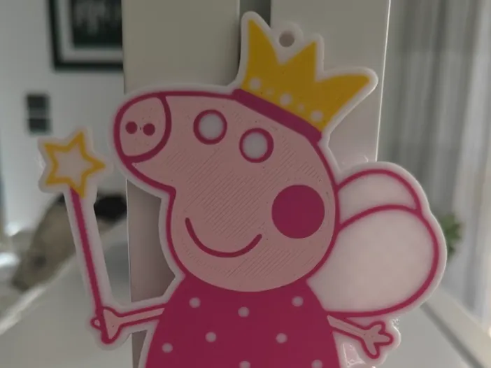 Peppa Pig Fairy Cake Topper