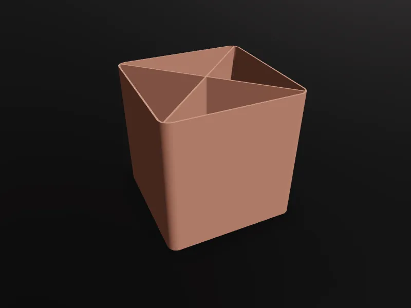 Simple Pencil Holder; 4 Divisions