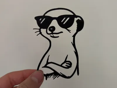 Chill Otter Wall Art