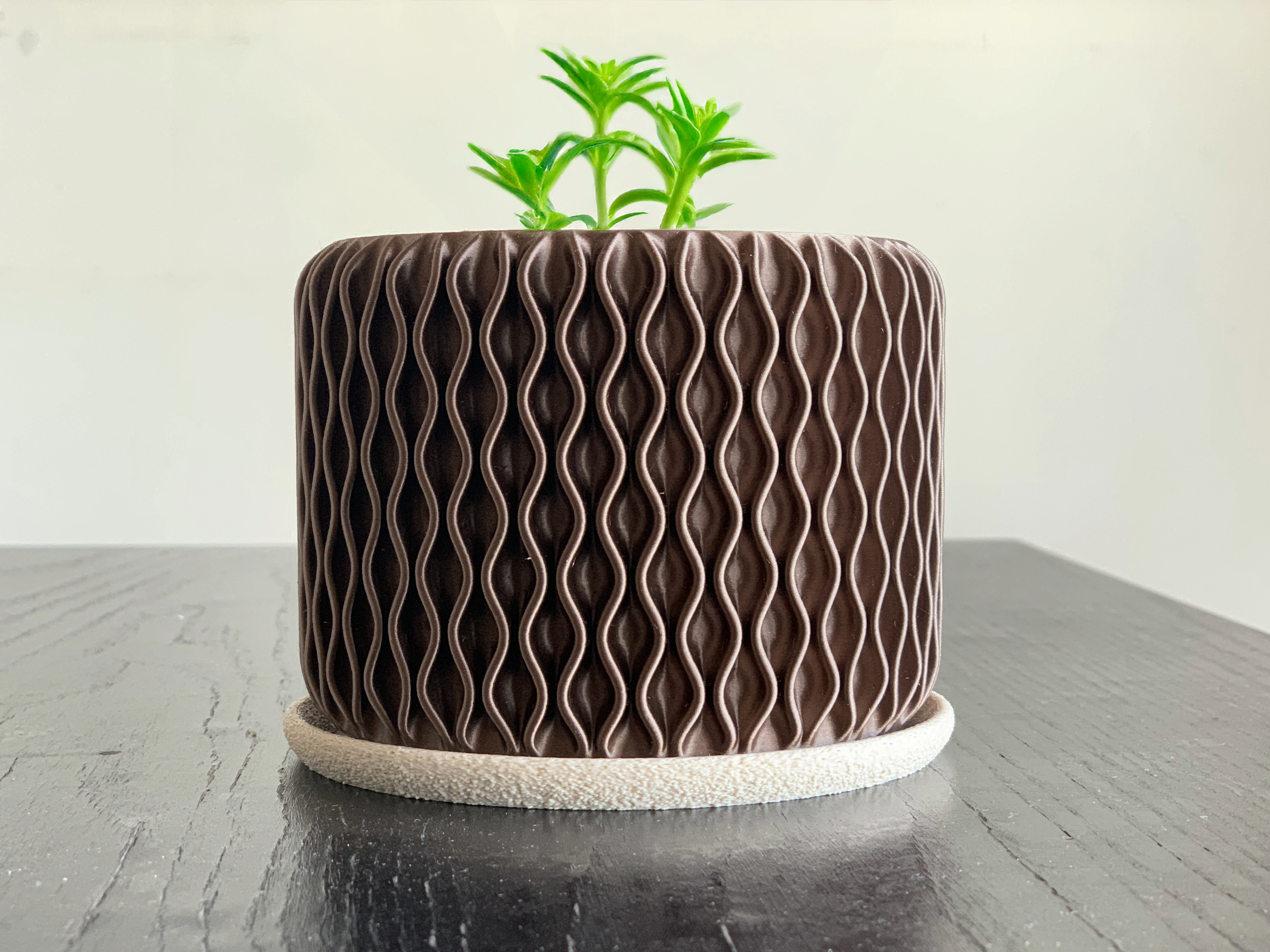 Miniatura 2 do modelo 3D Wave Planter