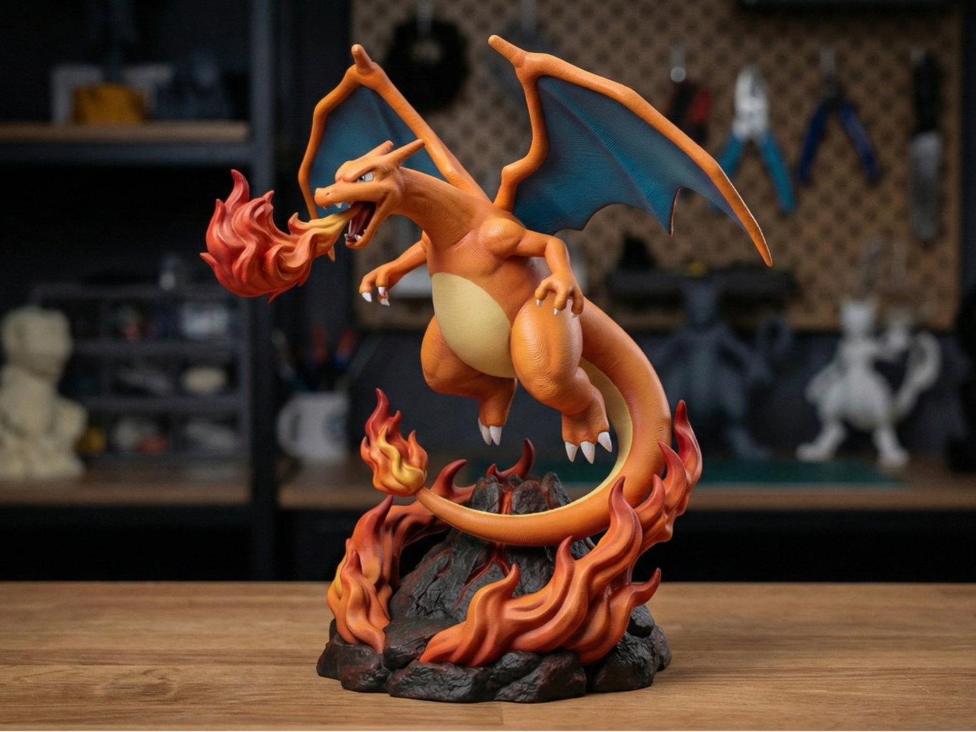 Charizard Diorama