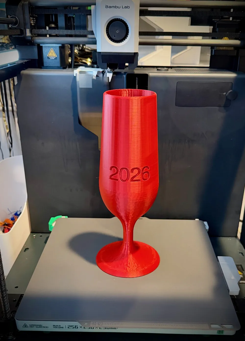 Yılbaşı Temalı Dekoratif İçki Özel Tasarım Süs Kadeh Tutucu, Hediyelik