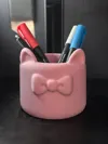 Bow Cat Ear Pen Holder 80x80x72mm