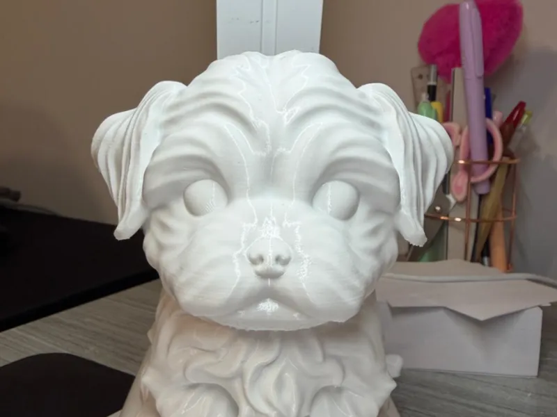 Shih Tzu puppy 3D model figurine