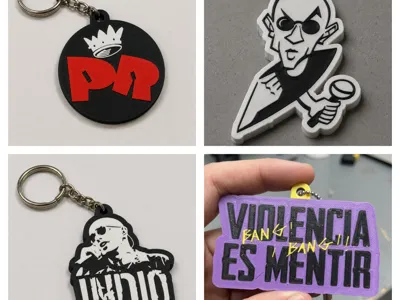Indio Solari Los Redondos can opener keychain tribute