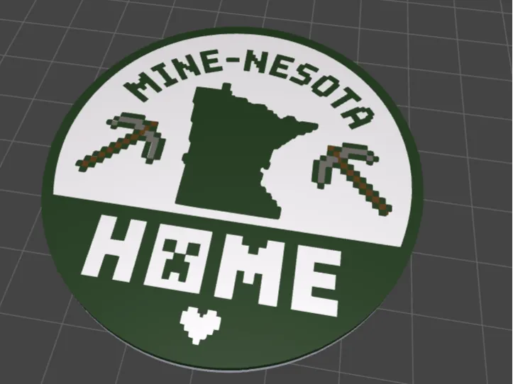Minnesota minecraft sign