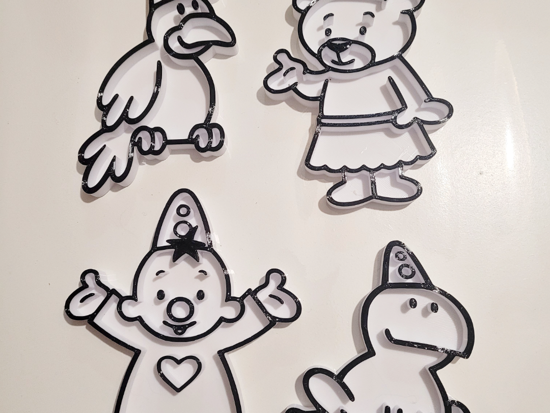 Sensory play kids Bumba fill molds