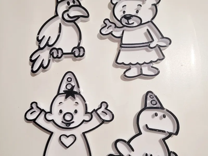 Sensory play kids Bumba fill molds