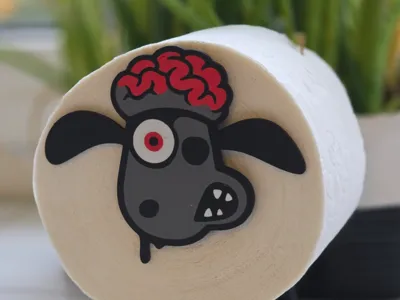 Zombie Head for Ultimate Sheep Toilet Paper Holder