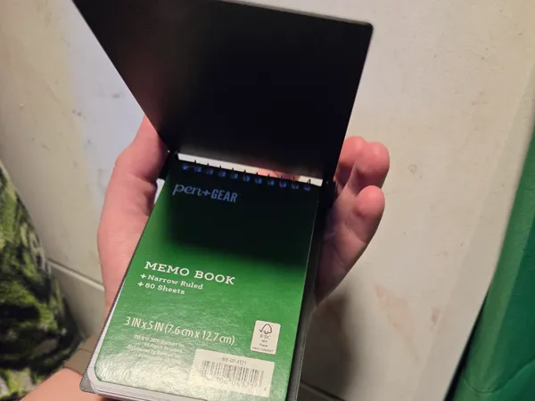 Étui pour carnet de notes format Memo Book
