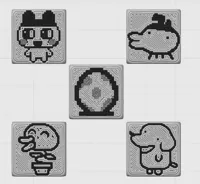 Tamagotchi Screens - 0.2mm layer, 2 walls, 15% infill