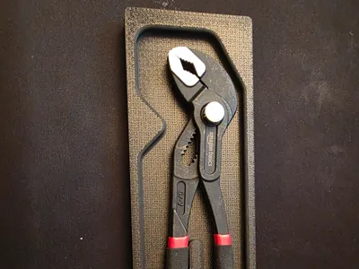 Gridfinity Adjustable Pliers Holder - Generic
