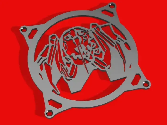 PC Fan Grill with Maelstrom Logo – Cyberpunk 2077