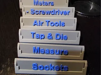 Angled Toolbox Labels