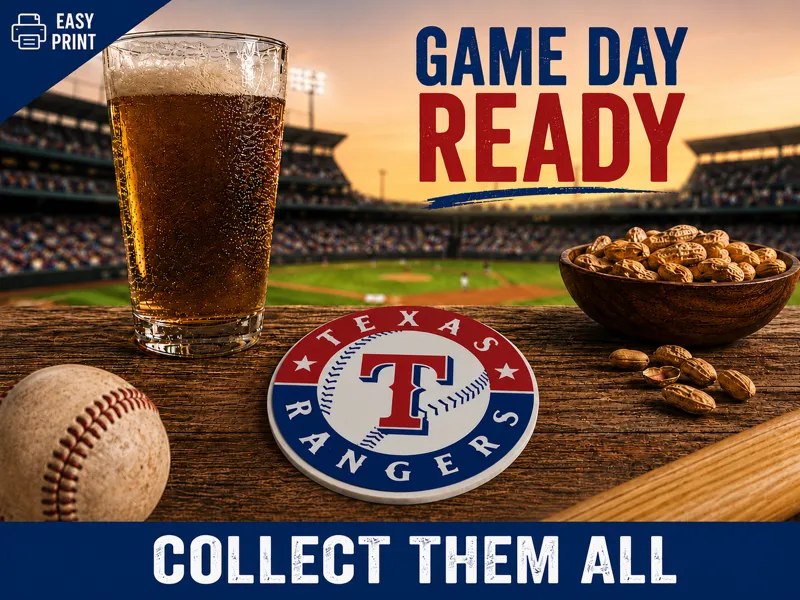 texas rangers coaster mlb