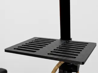 Music stand clip on tray table