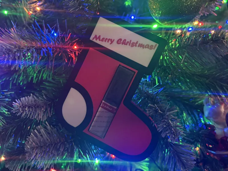 Merci Holder Stocking -Christmas Gift & Decoration