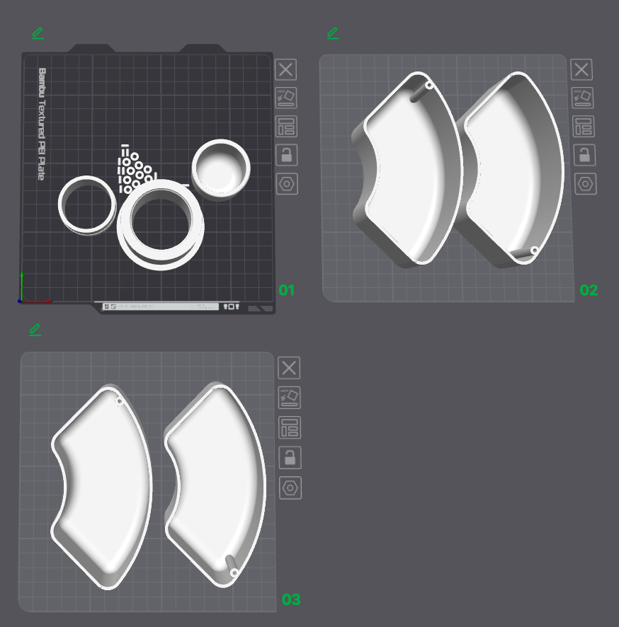 Miniatura 4 do modelo 3D 收纳盒-无限堆叠